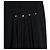 Chanel Gonna Drapé Nera 1985 FR38 Alta Moda Crepe di Lana Nera Piegata UK10 US8 Nero - vista 2