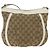 Borsa Messenger D Ring Gucci in Canvas GG Media Beige - vista 2