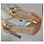 sandali Sam Edelman oro in similpelle D'oro - vista 4