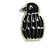 Chanel Set di 4 Spille Pin 2023 Argento Nero Smalto - vista 2