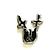 Chanel Set di 4 Spille Pin 2023 Argento Nero Smalto - vista 3