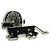 Chanel Set di 4 Spille Pin 2023 Argento Nero Smalto - vista 5