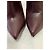 Saint Laurent Botín stiletto Janis Chelsea en burdeos Castaño Morado oscuro - vista 10