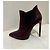 Saint Laurent Botín stiletto Janis Chelsea en burdeos Castaño Morado oscuro - vista 2