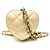 Bolso de cadena mini corazón matelassé de Chanel Dorado - vista 2
