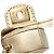 Bolso de cadena mini corazón matelassé de Chanel Dorado - vista 7