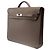 Hermès Bolso HERMES Kelly Depeches de Cuero Gris - 102969 - vista 4