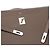 Hermès Bolso HERMES Kelly Depeches de Cuero Gris - 102969 - vista 6