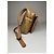 Céline Vintage Celine Paris Patentes Leder Triomphe Monogramm Tasche Braun Golden - Ansicht 5