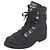 Botas godillots de nylon CHANEL Colección Coco Neige TBE Talla 39,5 IT Negro