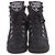 Botas godillots de nylon CHANEL Colección Coco Neige TBE Talla 39,5 IT Negro - vista 2