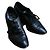 Stivaletti con tacco in pelle nera con lacci Céline Nero