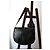 Borsa in pelle nera Prada con tracolla regolabile Nero - vista 4