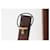 Pulsera Hermès con charm de corazón y candado en metal dorado Negro  - vista 4