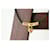 Pulsera Hermès con charm de corazón y candado en metal dorado Negro  - vista 9
