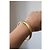 Bracciale rigido in metallo Chanel con decorazione a stelle D'oro - vista 10