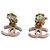 Orecchini a clip con motivo Coco Mark di Chanel Rosa D'oro Arancione - vista 5