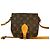 Louis Vuitton Vintage Catsiere Monogram Leder Schultertasche Braun