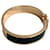 Pulseira Charm Click H da Hermès Preto Dourado  - vista 4