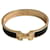 Pulseira Charm Click H da Hermès Preto Dourado  - vista 5