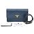 Prada 1BP016 Mini Borsa a Spalla in Pelle Blu - vista 18