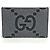 Tarjetero de piel de ternera Gucci Castaño Negro