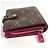 Billetera compacta con cremallera perforada Monogram Louis Vuitton Rosa Fucsia Monograma - vista 3