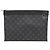 Borsa Clutch Pochette Discovery Monogram Eclipse di Louis Vuitton Monogramma