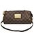 Borsa a mano Damier Eva Louis Vuitton Marrone Damier ebene
