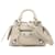 Balenciaga White Mini Python Embossed Calfskin Neo Classic City Satchel Cream Leather Pony-style calfskin  ref.2601049