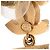 Orecchini Chanel Gold CC placcati in oro con strass, modello Boy, con chiusura a pressione. D'oro - vista 3