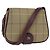 Bolso de hombro de lona con estampado Nova Check de Burberry