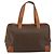 Céline Borsa Celine Macadam Macadam in pelle Marrone