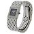 Reloj de Cuarzo Chanel Matelassé de Acero Inoxidable con Bisel de Diamantes 19