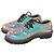 Scarpe stringate iridescenti Alexander McQueen ecopelle 37 IT Multicolore