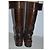 Fratelli Rosseti Botas Fratelli Rossetti Flexa de cuero estampado cocodrilo marrón 36IT Castaño - vista 2