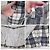 Falda kilt Escada en pura lana virgen Blanco Gris - vista 10
