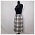 Falda kilt Escada en pura lana virgen Blanco Gris - vista 6