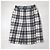 Falda kilt Escada en pura lana virgen Blanco Gris - vista 8