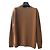 Autre Marque Herrenpullover aus Wolle-Kaschmir-Mischung von Fpstyle – Größe 48 – Hergestellt in Italien – NEU mit Etiketten Karamell