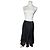 Vintage Courreges Viskose Rock Schwarz M