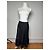 Vintage Courreges Viskose Rock Schwarz M - Ansicht 12