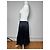 Vintage Courreges Viskose Rock Schwarz M - Ansicht 2