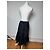 Vintage Courreges Viskose Rock Schwarz M - Ansicht 3