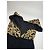 Abito midi in seta vintage Alexander Wang nero e oro L - vista 11