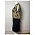 Abito midi in seta vintage Alexander Wang nero e oro L - vista 2