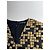 Abito midi in seta vintage Alexander Wang nero e oro L - vista 6