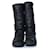 Chanel, Stivali in shearling nero  - vista 5