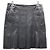 Autre Marque Arma Lederrock Schwarz mit Plissee