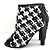 Stivaletti neri e argento a rete Chanel Resort 2009 Nero